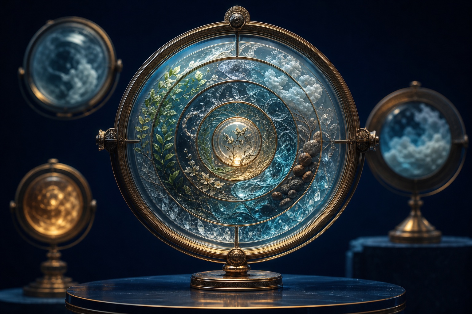 An illustrated Unani framework connecting the elements and the whole person